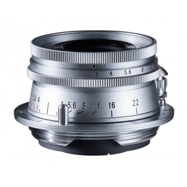Voigtlander 28mm f2.8 COLOR-SKOPAR Aspherical L39 Screw Fit Lens Type I Silver