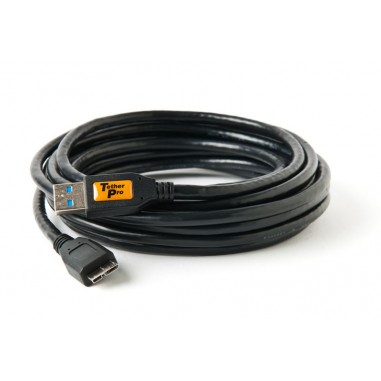 TetherTools CU5408 TetherPro USB 3.0 SuperSpeed Male A to Micro B 6' (1.8m) Cable