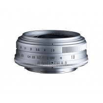 Voigtlander 18mm f2.8 Color-Skopar X Mount Lens Silver