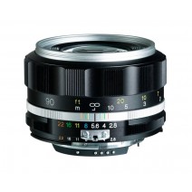 Voigtländer-Voigtlander 90mm f2.8 SL II-S Apo-Skopar Nikon Fit Silver Lens