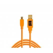 Tether Tools-TetherTools CU5407 TetherPro USB 2.0 A Male to Mini-B 5 Pin 6' (1.8m) Cable