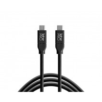 Tether Tools-TetherTools CUC03-ORG TetherPro USB-C to USB-C, 3' (.9m) Black Cable