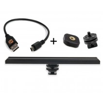 Tether Tools-TetherTools RS315BLKKT CamRanger Camera Mounting Kit w/ USB 2.0 Mini-B 8 Pin 1' (30cm) Black