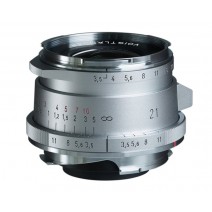 Voigtländer-Voigtlander 21mm f3.5 VM ASPH Vintage Line Color-Skopar Type II Silver Lens