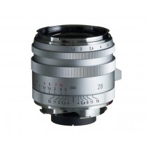 Voigtländer-Voigtlander 28mm f1.5 VM Nokton Vintage Line ASPH Type I Lens Silver