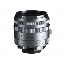 Voigtländer-Voigtlander 28mm f1.5 VM Nokton Vintage Line ASPH Type II Lens Silver