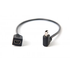 Tether Tools-TetherTools CU5463LT TetherPro Mini B USB Left Angle Cable Adapter 12" (30cm)