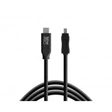 Tether Tools-TetherTools CUC2615-BLK TetherPro USB-C to 2.0 Mini-B 8-Pin, 15' (4.6m) Black Cable