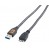 TetherTools CU5404BLK TetherPro USB 3.0 SuperSpeed Male A to Micro B 1' (0.3m) Cable Black