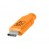 TetherTools CUC03-ORG TetherPro USB-C to USB-C, 3' (.9m) Orange Cable