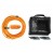 Tether Tools TetherPro USB-C to USB 3.0 Micro-B 31' (3m) High-Visibility Orange Cable Kit